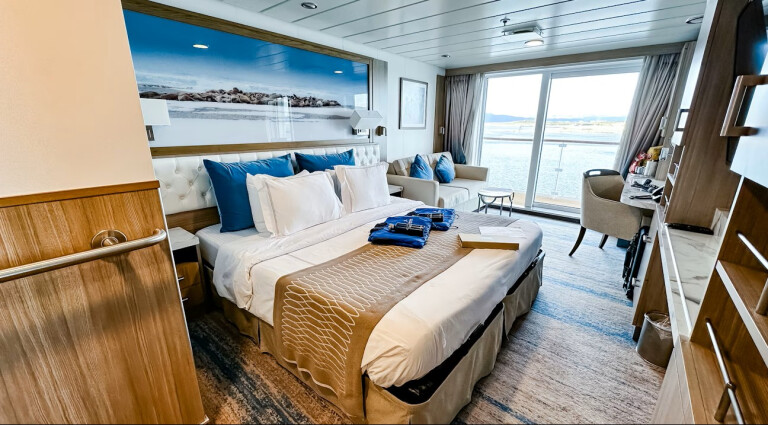 Doppelkabine an Bord der Greg Mortimer