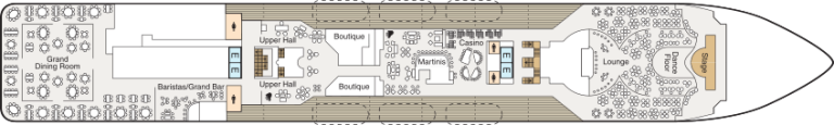 Oceania Regatta | Kreuzfahrtschiff Deckplan Deck 05